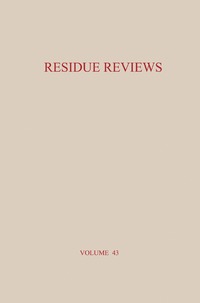 bokomslag Residue Reviews
