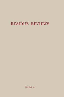 Residue Reviews 1