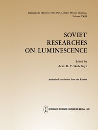 bokomslag Soviet Researches on Luminescence