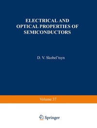 bokomslag Electrical and Optical Properties of Semiconductors