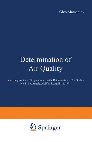 bokomslag Determination of Air Quality