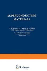 bokomslag Superconducting Materials