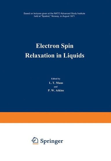 bokomslag Electron Spin Relaxation in Liquids