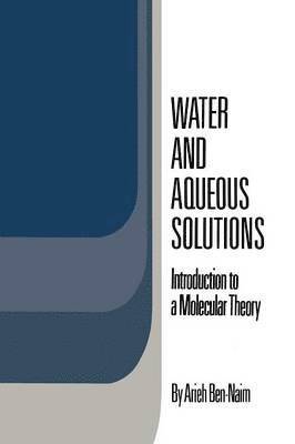 Water and Aqueous Solutions 1