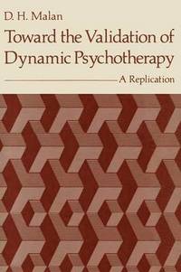 bokomslag Toward the Validation of Dynamic Psychotherapy