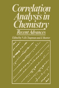 bokomslag Correlation Analysis in Chemistry