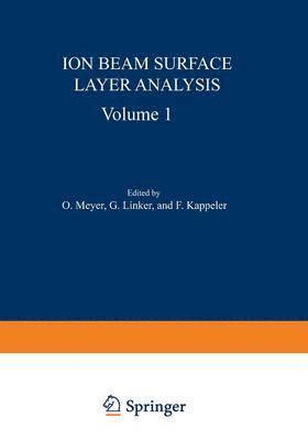 Otto Meyer - Ion Beam Surface Layer Analysis, Häftad
