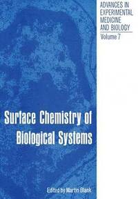 bokomslag Surface Chemistry of Biological Systems