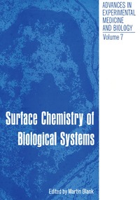 bokomslag Surface Chemistry of Biological Systems