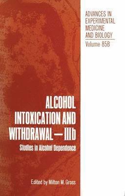 Alcohol Intoxication and Withdrawal - IIIb 1
