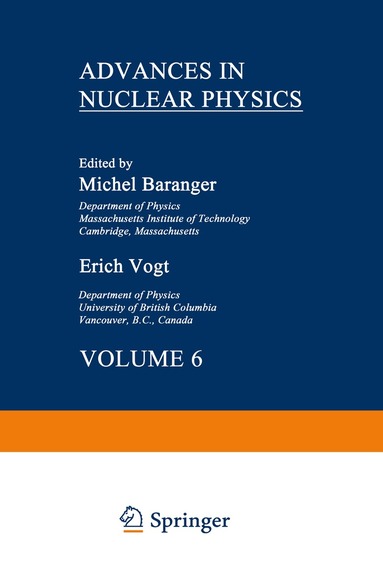 Michel Baranger, Erich Vogt - Advances in Nuclear Physics, Häftad