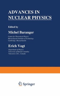 bokomslag Advances in Nuclear Physics