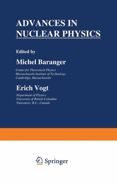 bokomslag Advances in Nuclear Physics