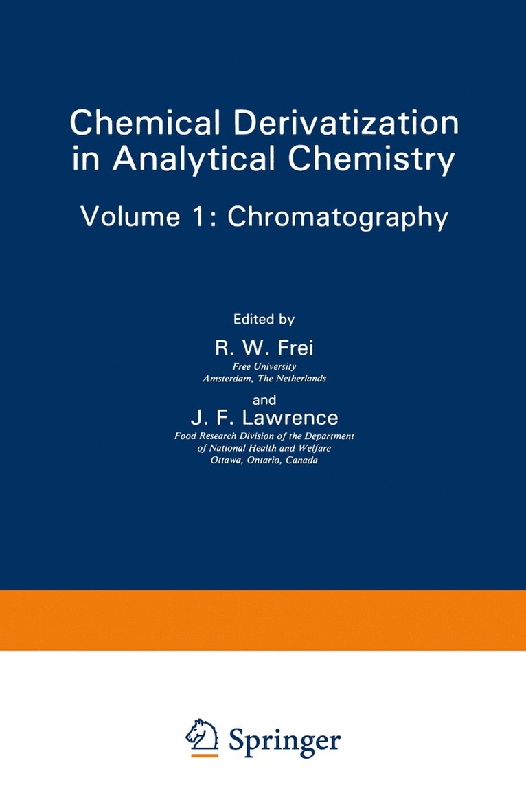 Chemical Derivatization in Analytical Chemistry 1