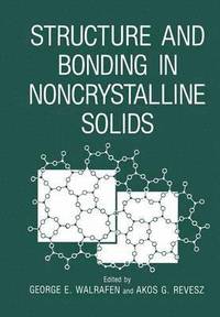 bokomslag Structure and Bonding in Noncrystalline Solids