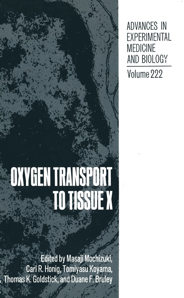 M. Mochizuki - Oxygen Transport to Tissue X, Häftad