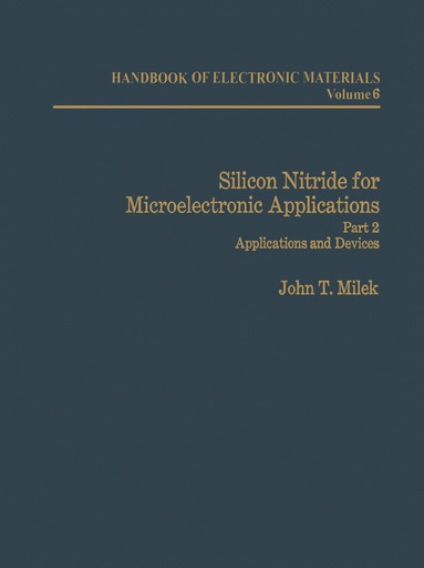 bokomslag Silicon Nitride for Microelectronic Applications