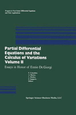 Partial Differential Equations and the Calculus of Variations 1