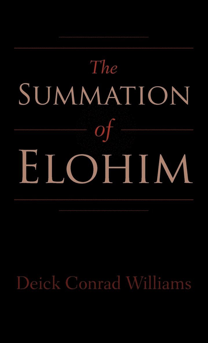 The Summation of Elohim 1