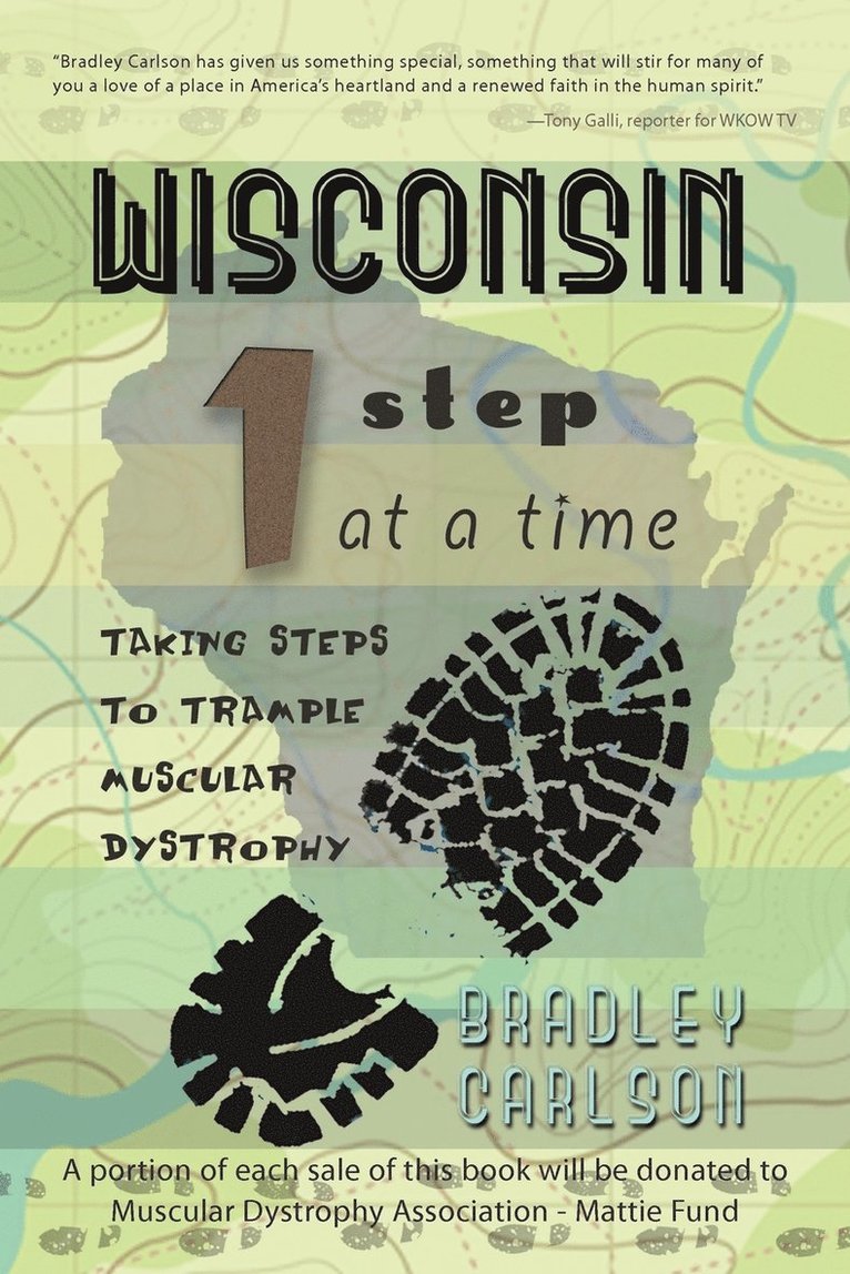 Bradley Carlson - Wisconsin 1 Step at a Time, Häftad