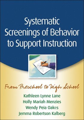bokomslag Systematic Screenings of Behavior to Support Instruction