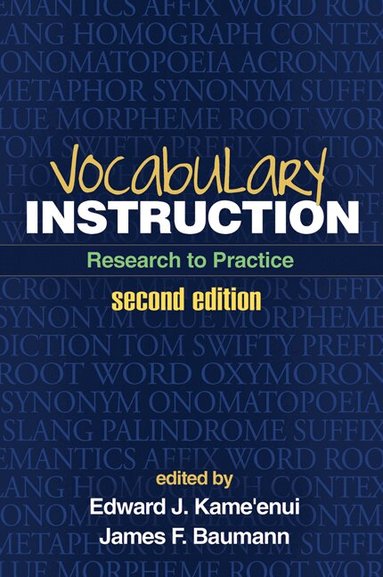 Edward J. Kame'enui, James F. Baumann - Vocabulary Instruction, Häftad