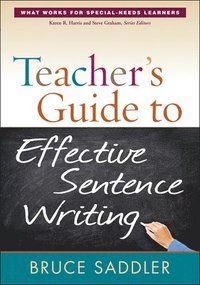 bokomslag Teacher's Guide to Effective Sentence Writing