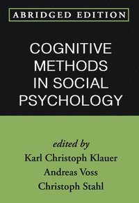 bokomslag Cognitive Methods in Social Psychology