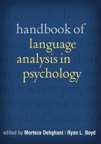 bokomslag Handbook of Language Analysis in Psychology