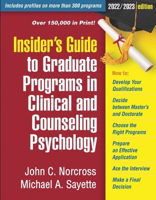 Norcross, J: Insider's Guide to Graduate Programs in Clinica