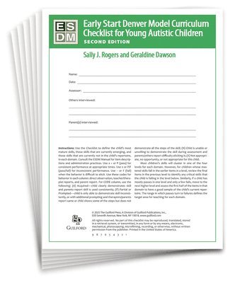 bokomslag Early Start Denver Model Curriculum Checklist for Infants and Young Autistic Children, Second Edition