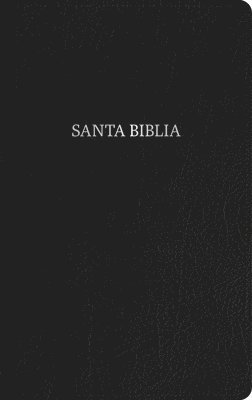 RVR 1960 Biblia Compacta Letra Grande, negro piel fabricada con índice