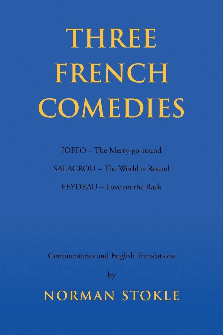 Three French Comedies 1