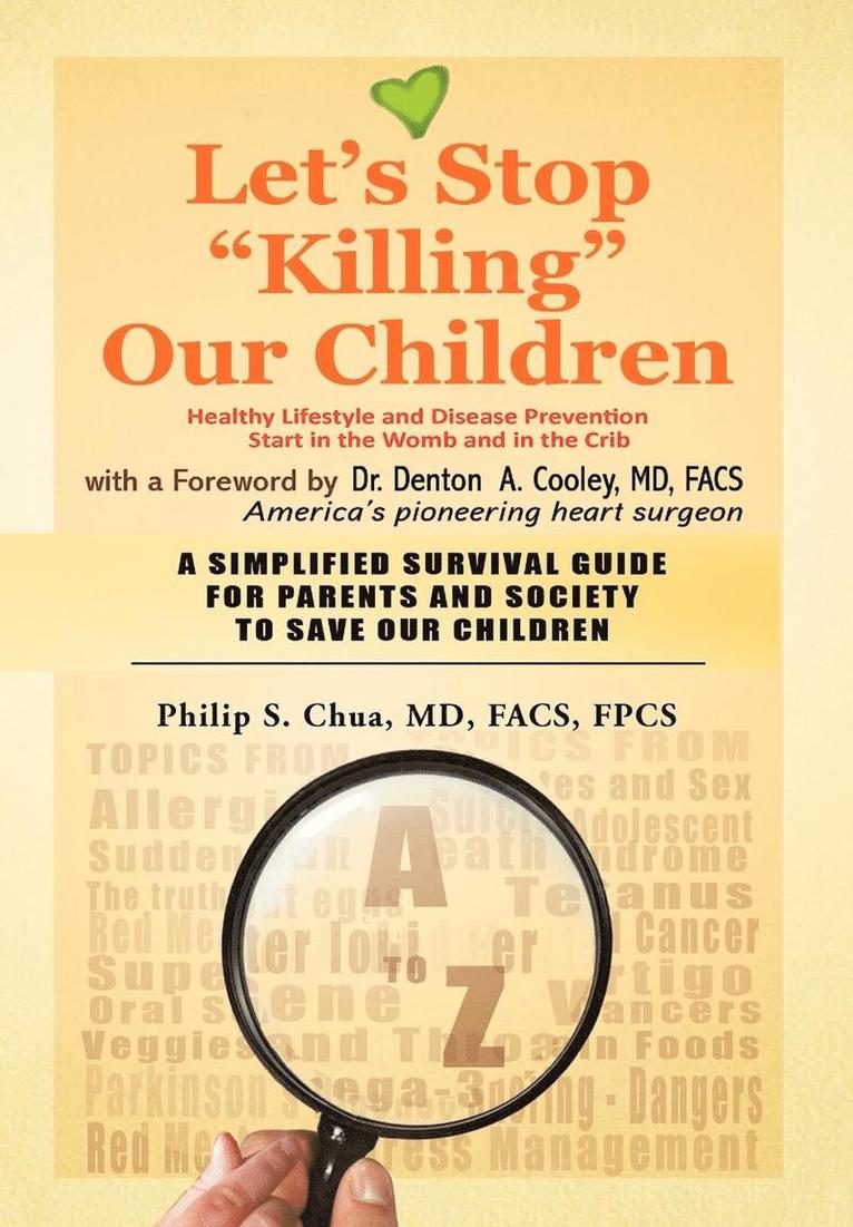 Let's Stop &quot;Killing&quot; Our Children 1