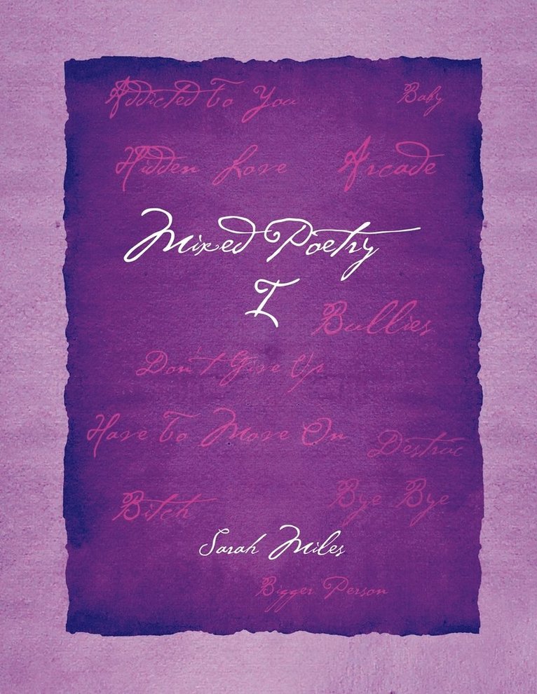 Sarah Miles - Mixed Poetry 1, Häftad