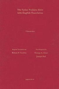 bokomslag 1 & 2 Chronicles According to the Syriac Peshitta Version with English Translation