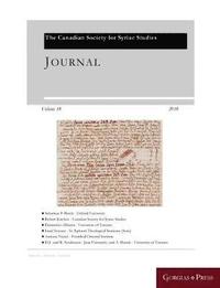 bokomslag Journal of the Canadian Society for Syriac Studies 18