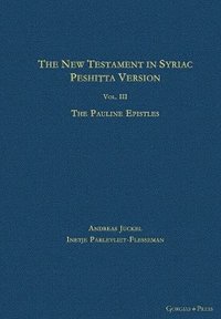 bokomslag The New Testament in Syriac: Peshitta Version