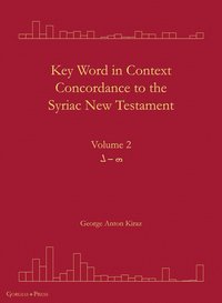 bokomslag Key Word in Context Concordance to the Syriac New Testament