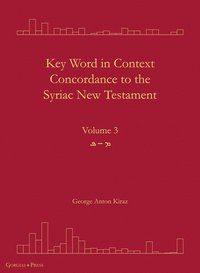 bokomslag Key Word in Context Concordance to the Syriac New Testament