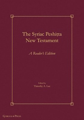 bokomslag The Syriac Peshita New Testament