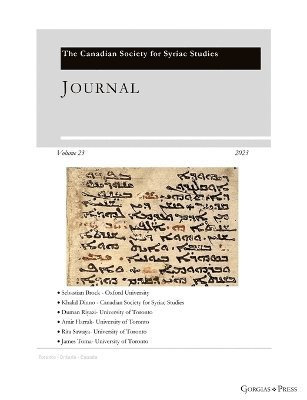 bokomslag Journal of the Canadian Society for Syriac Studies 23