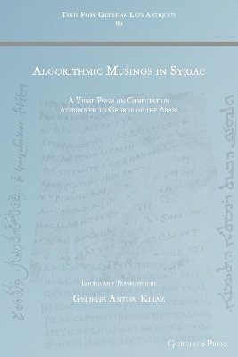 Algorithmic Musings in Syriac 1