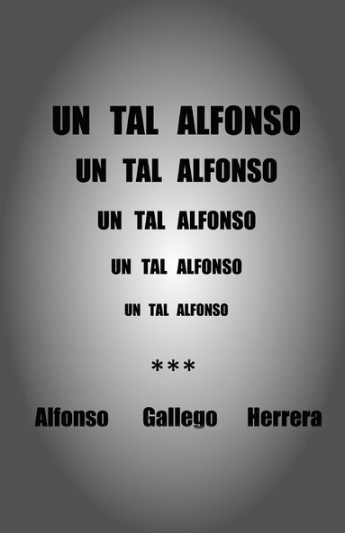 bokomslag Un Tal Alfonso