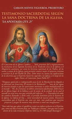 Testimonio Sacerdotal Según La Sana Doctrina De La Iglesia. 1