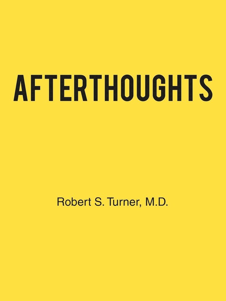 Afterthoughts 1