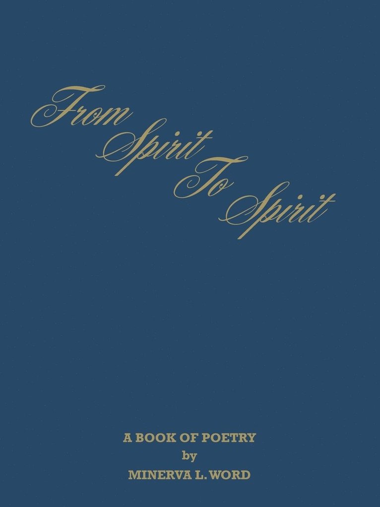 From Spirit to Spirit 1