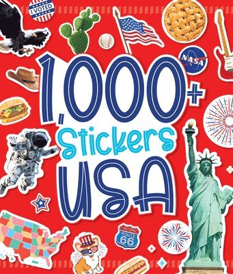 bokomslag 1,000 Stickers: USA