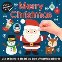 bokomslag First Sticker Art: Merry Christmas