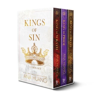 Ana Huang - Kings of Sin Series Boxed Set, Books 1-3: King of Wrath, King of Pride, and King of Greed, Häftad